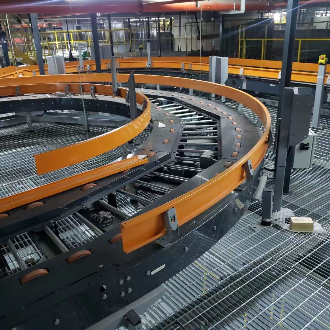 Airport infrastructure project with steel grating