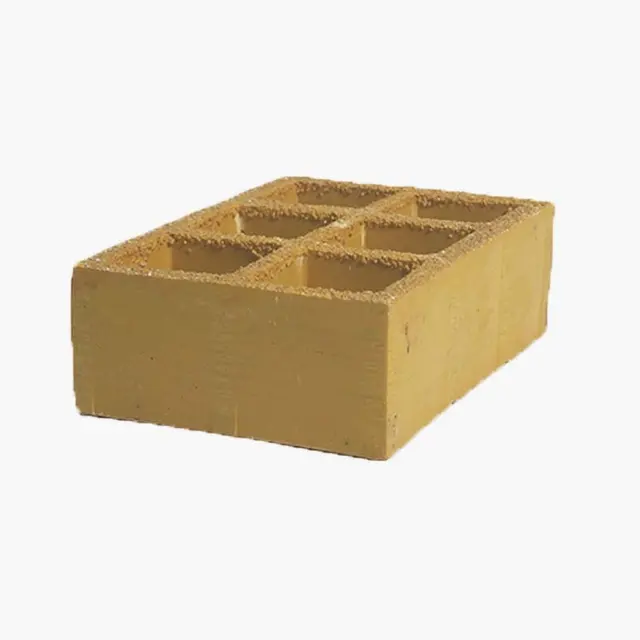 Chemical-resistant fiberglass grating panel