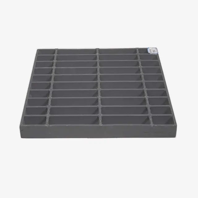 Sherardized steel grating finish detail