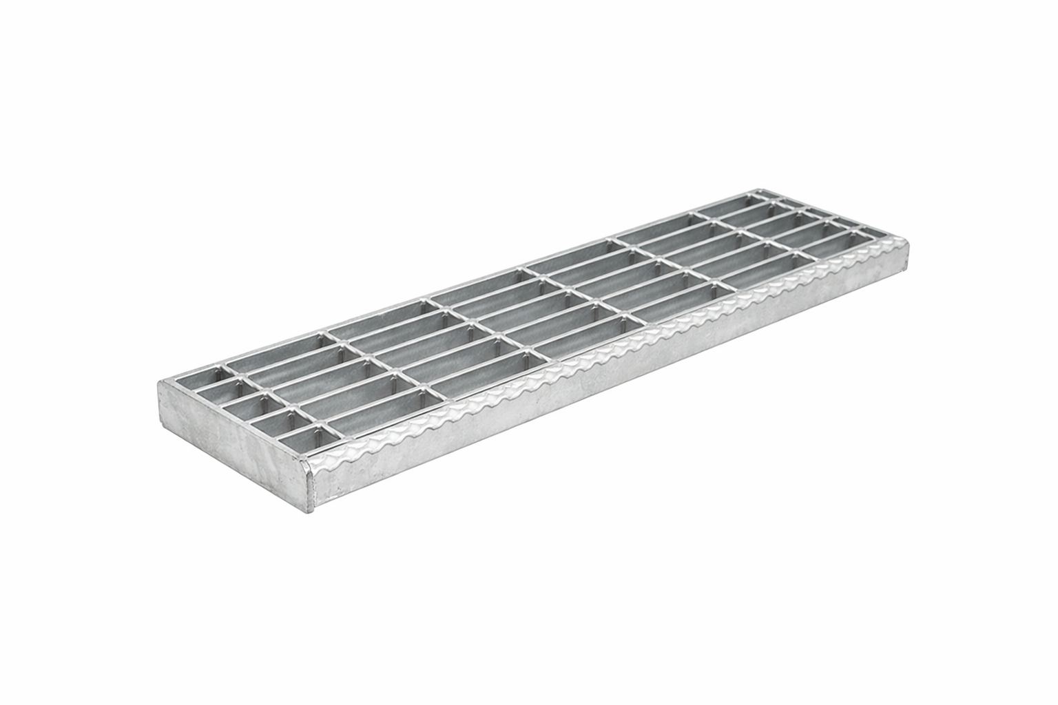 Steel stair tread