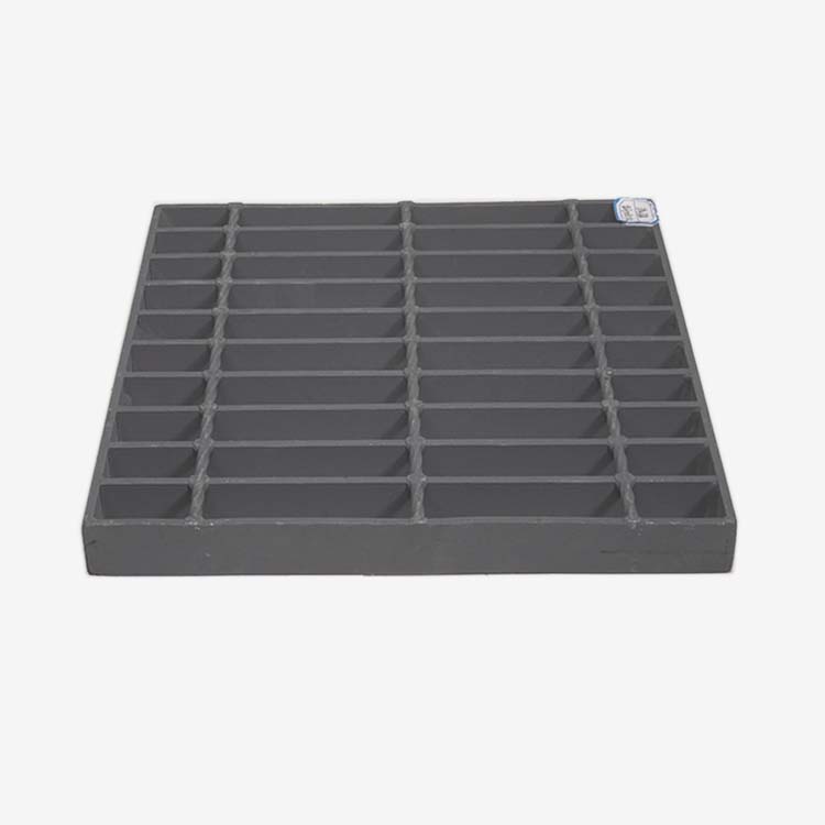 Sherardized steel grating finish detail
