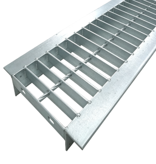 Steel bar grating detail used to calculate weight per square meter