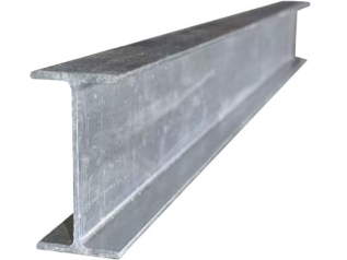Steel I-beam support frame