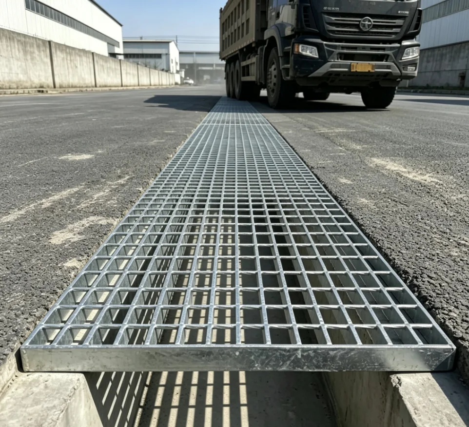Heavy-duty steel grating system